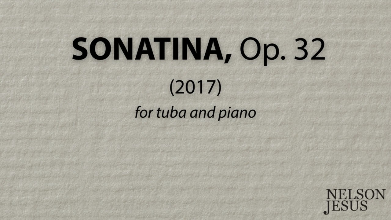 Sonatina for tuba and piano, Op. 32
