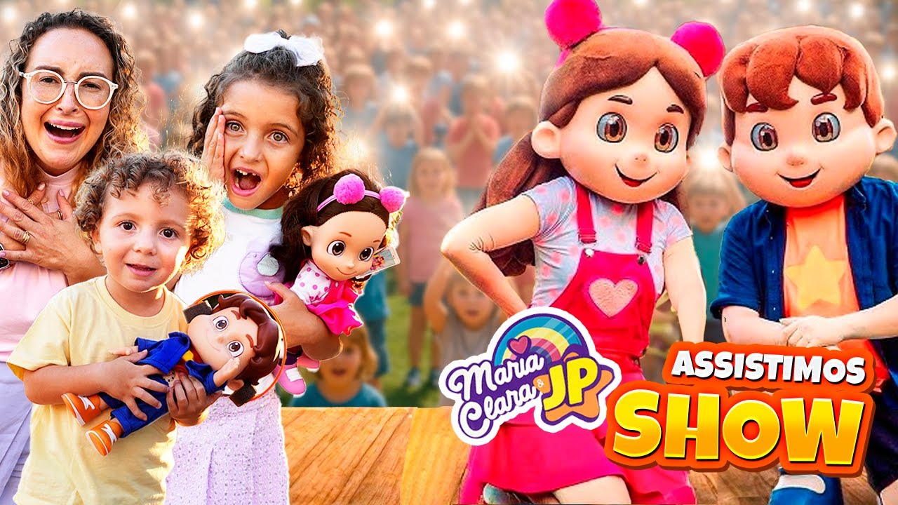 BRINCAMOS MUITO NO SHOW DOS BONECOS MARIA CLARA E JP - FAMÍLIA BELLA E LUCCA SHOW