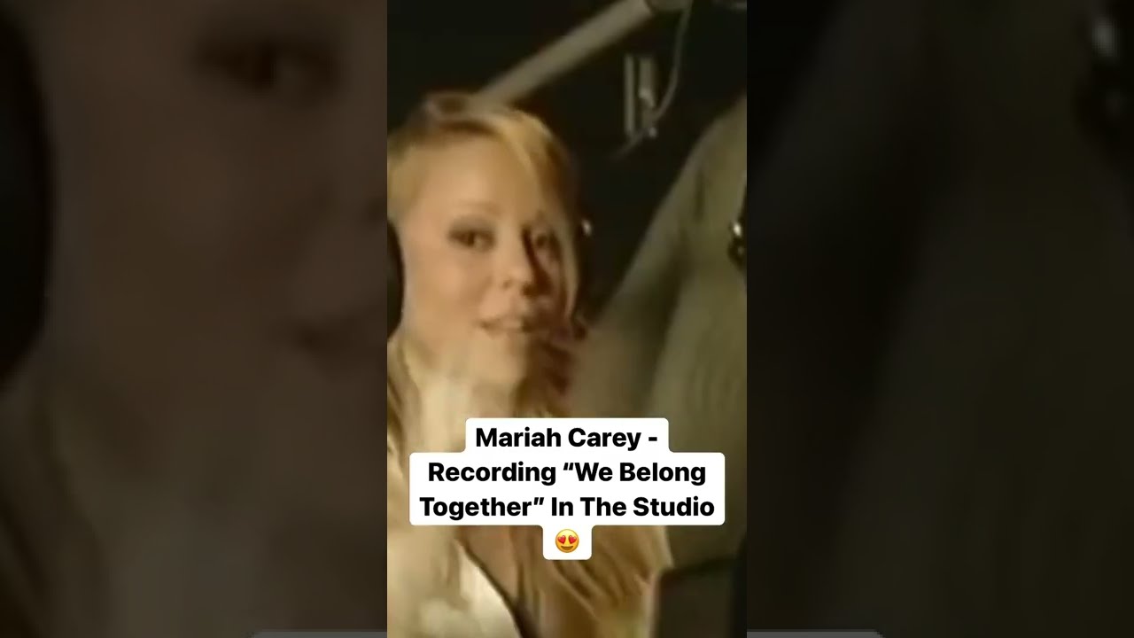 Mariah Carey in the studio recording &ldquo;We Belong Together&rdquo; ✨ #shorts