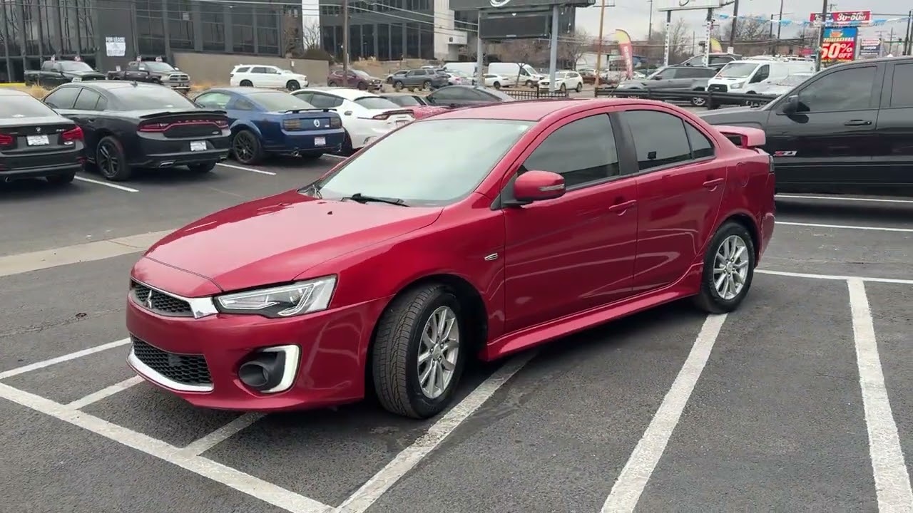 2016 Mitsubishi Lancer ES RALLY RED! SPOILER! Denver, Highlands Ranch, Littleton, Parker, Castl...