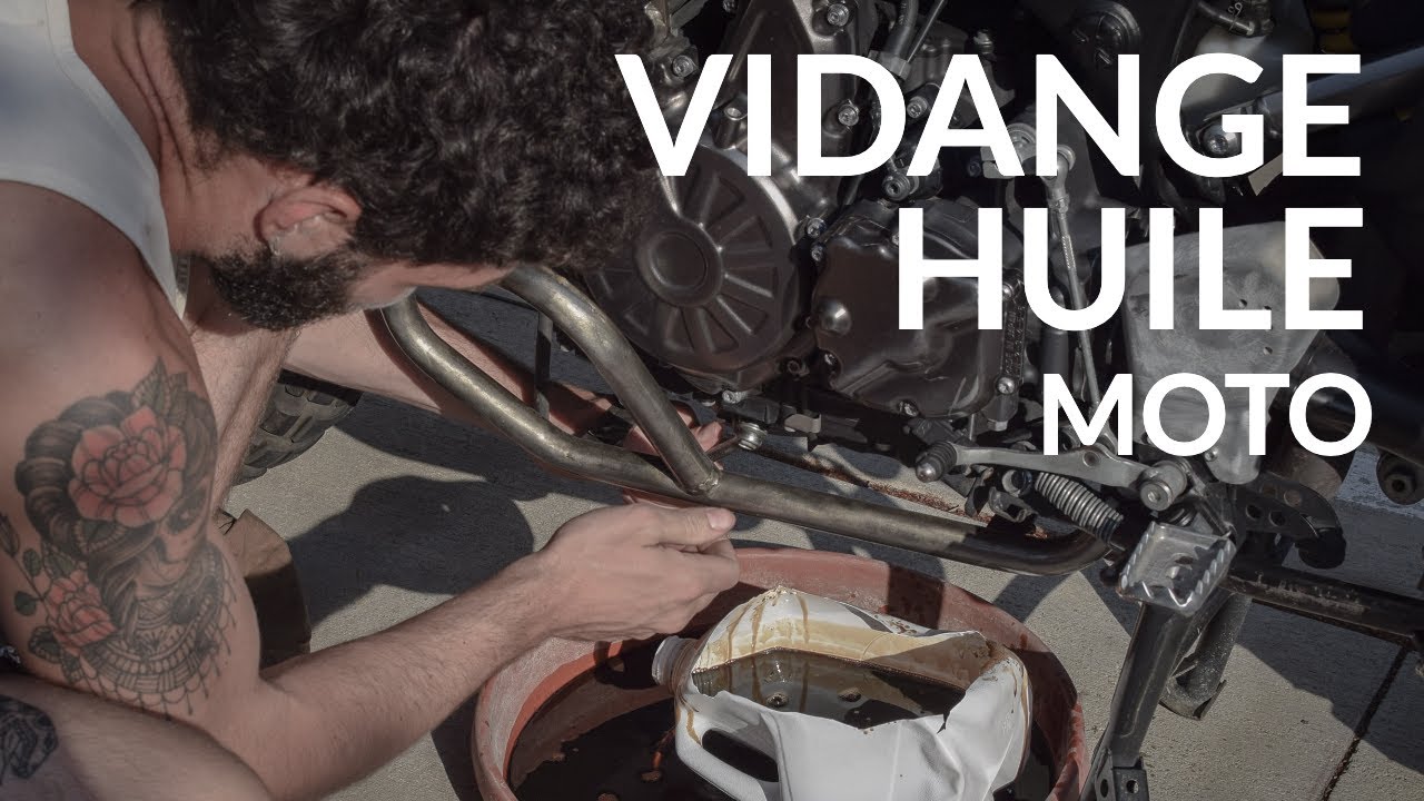 Vidange Huile Moteur Moto - Tuto Mécanique Moto Facile