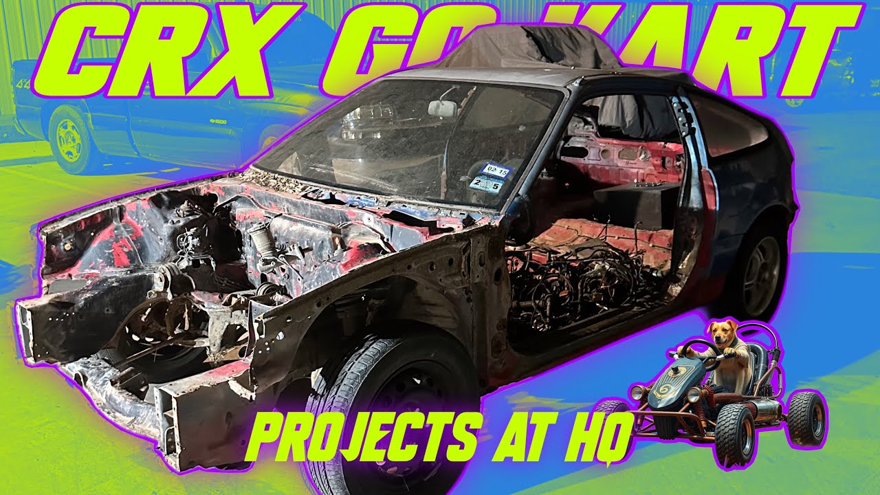 HONDA CRX GO KART/BURNOUT SILVERADO