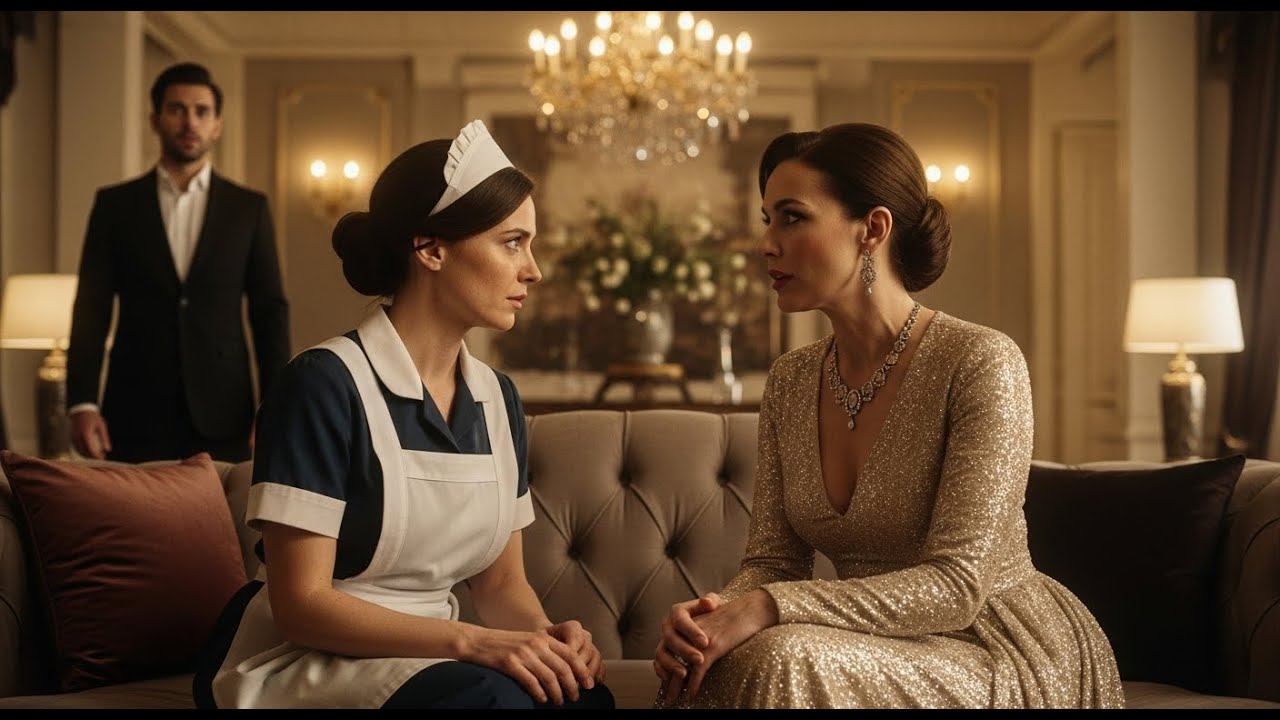 MILIONÁRIO CHEGA MAIS CEDO NA MANSÃO, E SE DEPARA COM A FAXINEIRA CONVERSANDO COM A SUA EX MULHER…