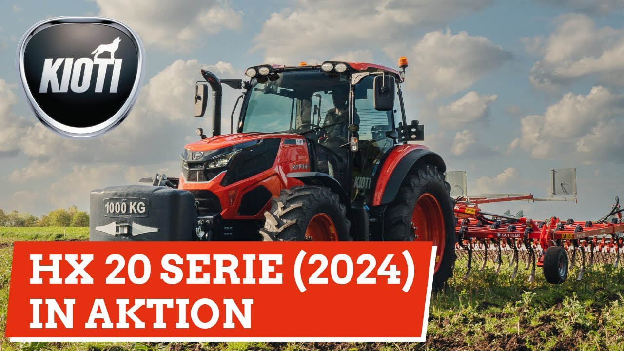 KIOTI HX 20er Serie (2024) in Aktion
