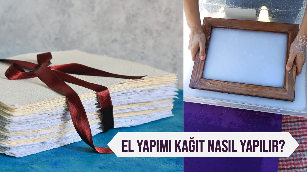 Atık Kağıtları Geri Dönüştürün | El Yapımı Kağıt Nasıl Yapılır? | Geri Dönüşüm | DIY Handmade Paper
