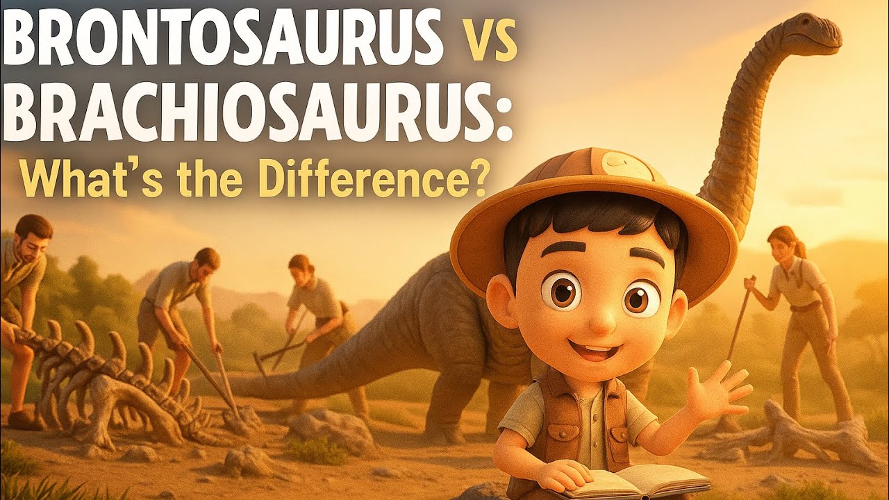 Brontosaurus vs Brachiosaurus: What&rsquo;s the Difference? | Kid&rsquo;s Education | Kid&rsquo;s Story