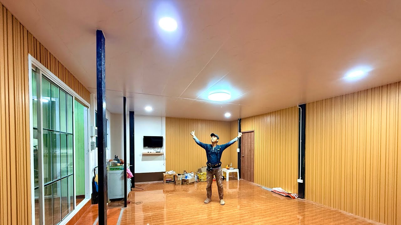 ใน 9 นาที พาดูวิธีการติดตั้งฝ้า uPVC อีกวัสดุทางเลือกงานทำฝ้า ติดตั้งง่าย ลดขั้นตอนได้เยอะ 