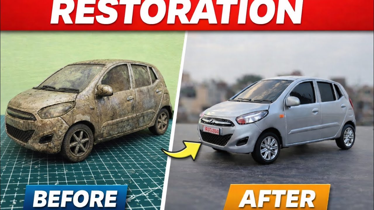 Restoration of i10 First Gen |#scalemodel#diecastcars#automobile