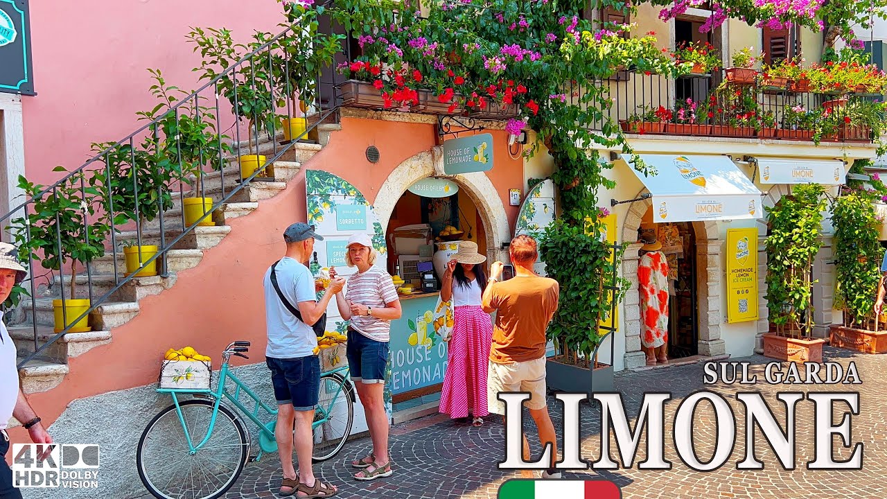 Limone Sul Garda, Italy 4K Walking Tour | This Italian Village Looks Too Beautiful to Be Real