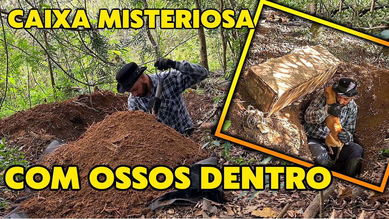 DESENTERREI UMA CAIXA MISTERIOSA COM OSSOS DENTRO QUE ME ARREPIOU OS CABELOS