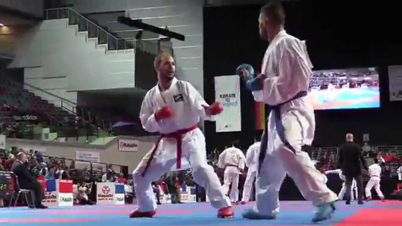 Luigi BUSA vs Brendon RUNNING - 2014 World Karate Championships | WORLD KARATE FEDERATION