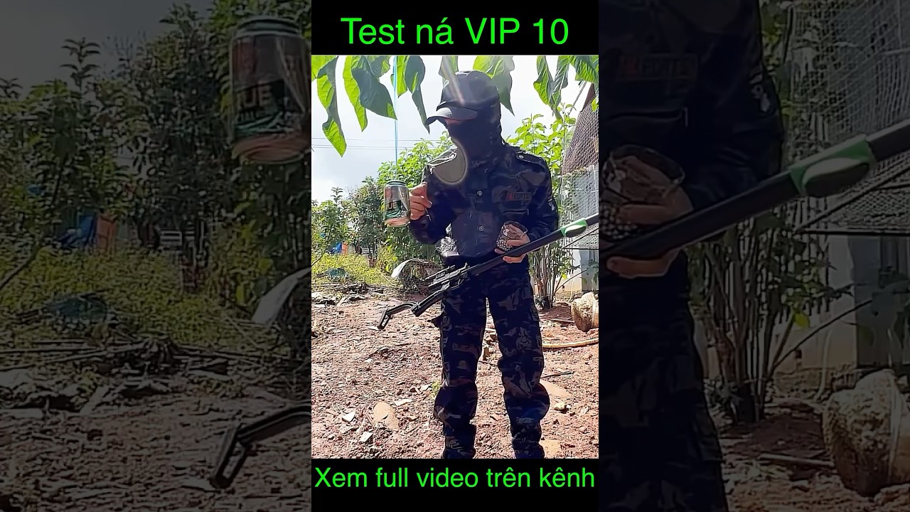 S&uacute;ng n&aacute; cao su VIP 10 cực chuẩn #slingshot #sungnacaosu #nobanbi #kenhchiase #nacaosu