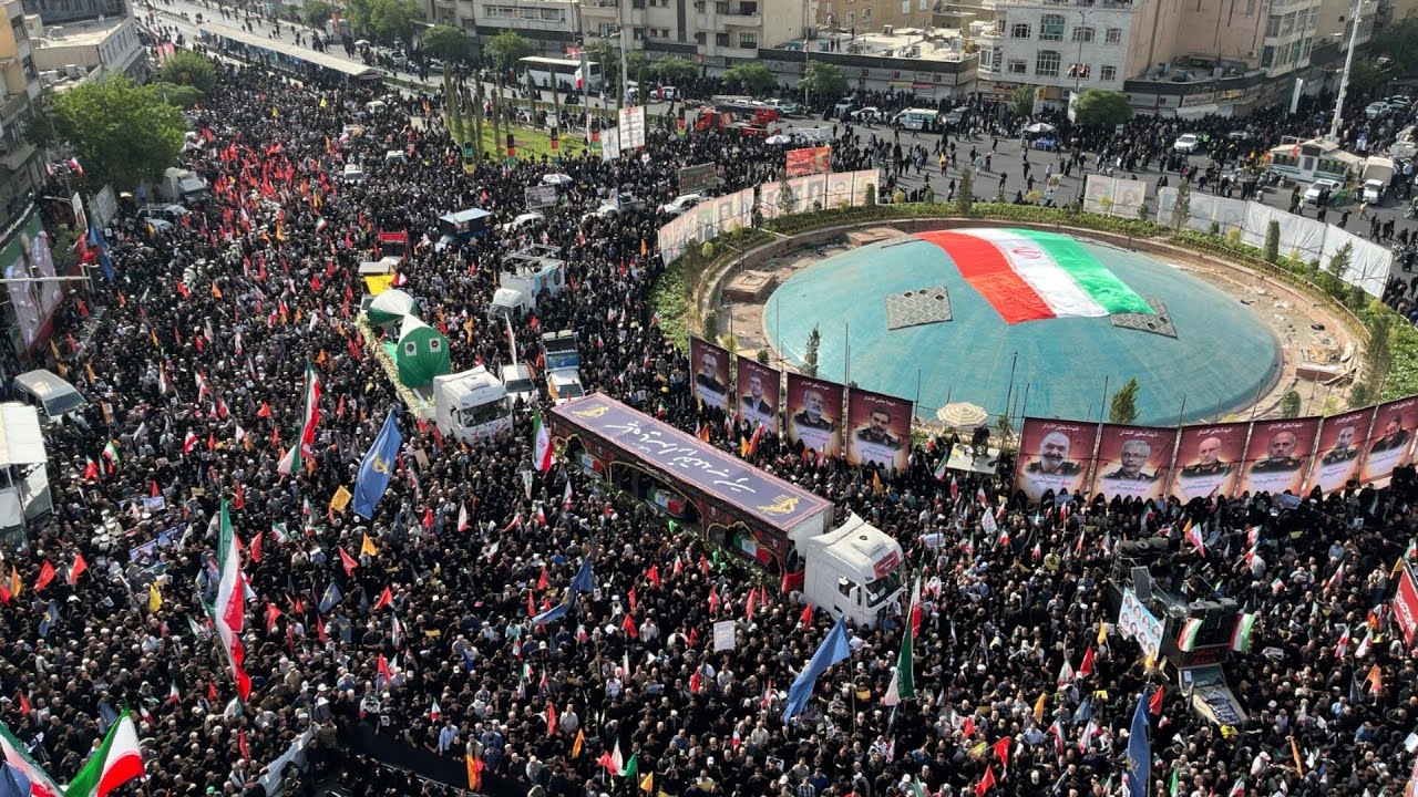 Iran holds state funeral for military officials and nuclear scientists killed in Israel conflict