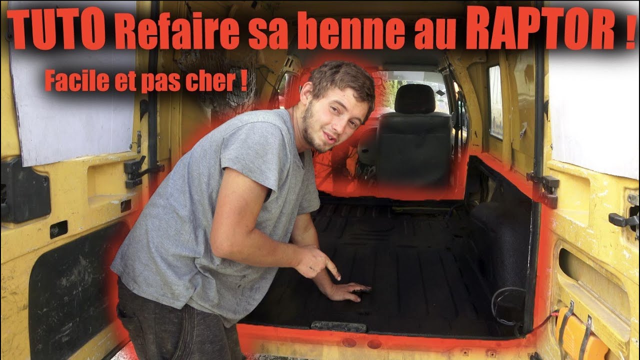 TUTO rénovation benne facile au UPOL RAPTOR + Traction kit pour 100€ ! Pose et test résistance
