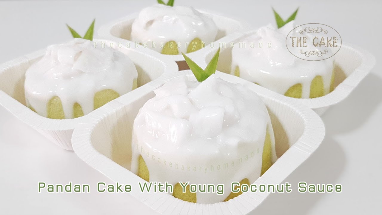 Pandan Cake With young Coconut : By The Cake