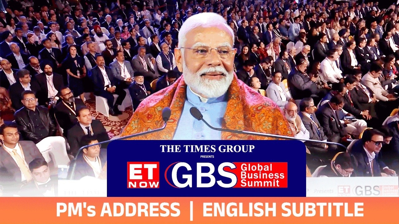 PM Modi addresses ET Now Global Business Summit | English Subtitles