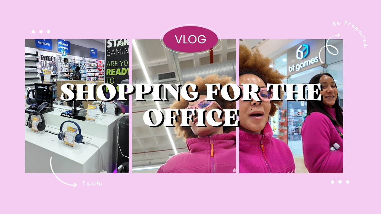 SHOPPING VLOG FOR YHE NEW OFFICE/WAREHOUSE