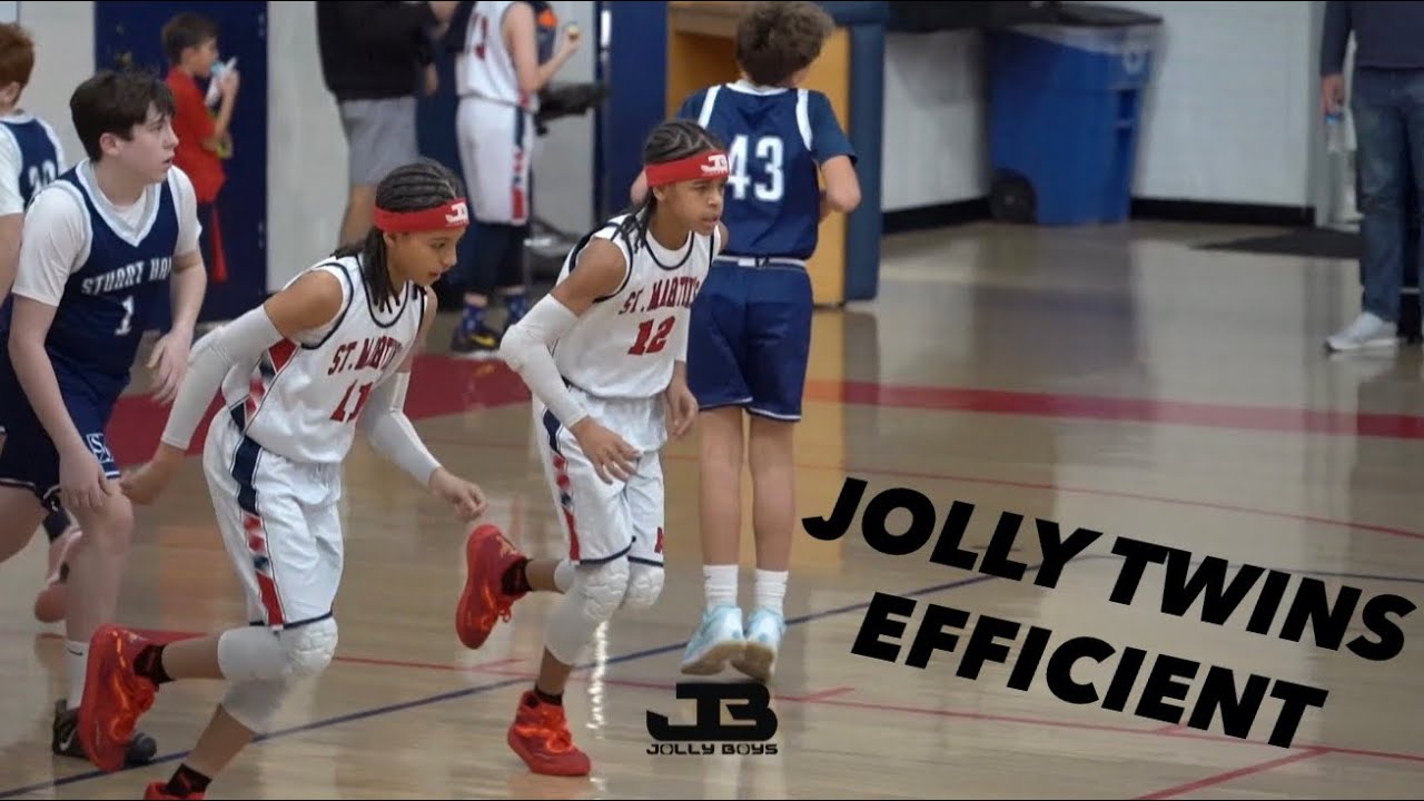 6th Grade JOLLY TWINS vs Stuart Hall 7th Graders