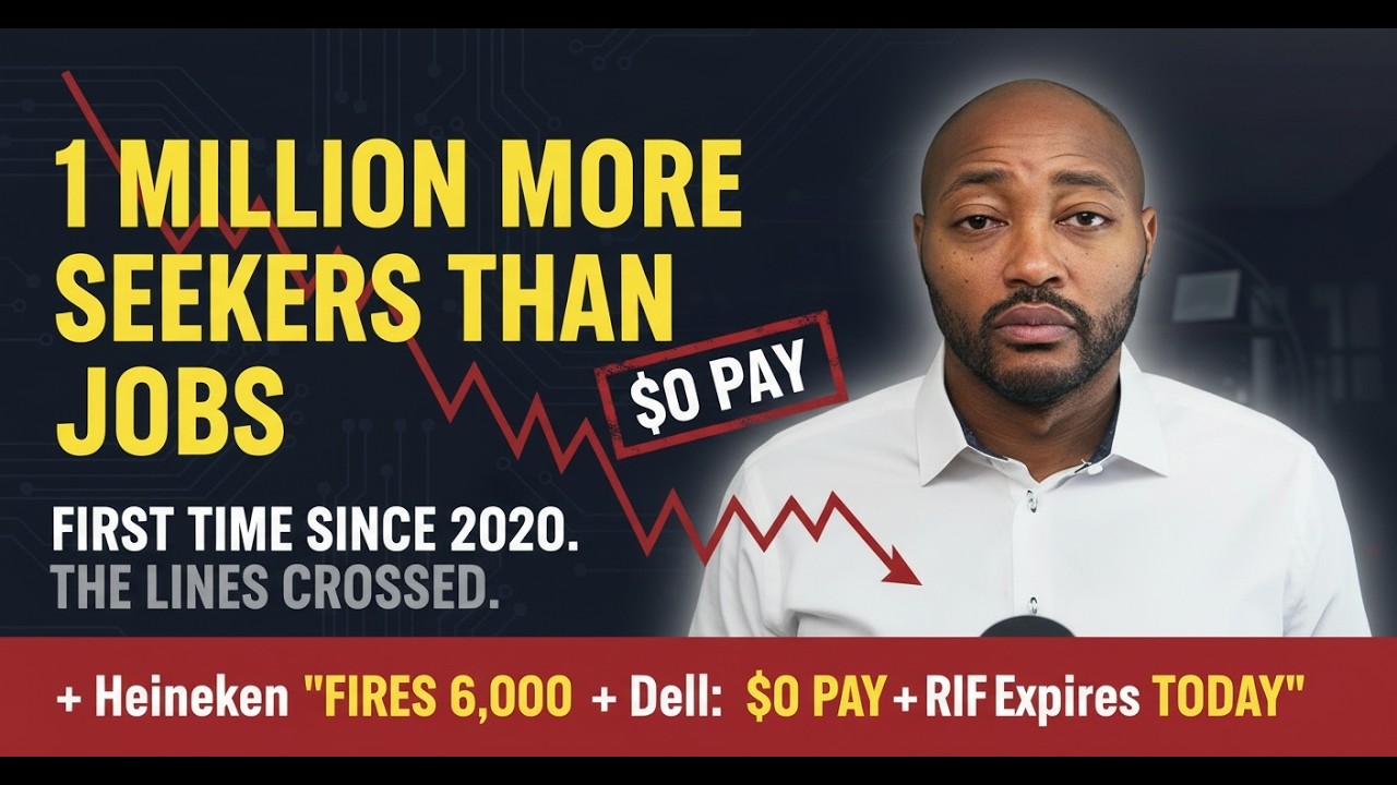 1 MILLION More Seekers Than Jobs (FIRST Since 2020) + Heineken FIRES 6,000 + Dell: $0 PAY