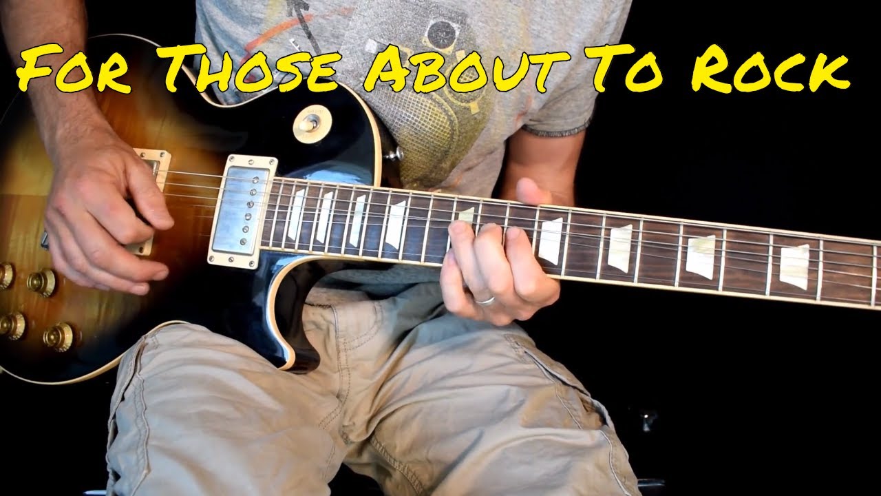 AC/DC - For Those About To Rock (We Salute You) cover