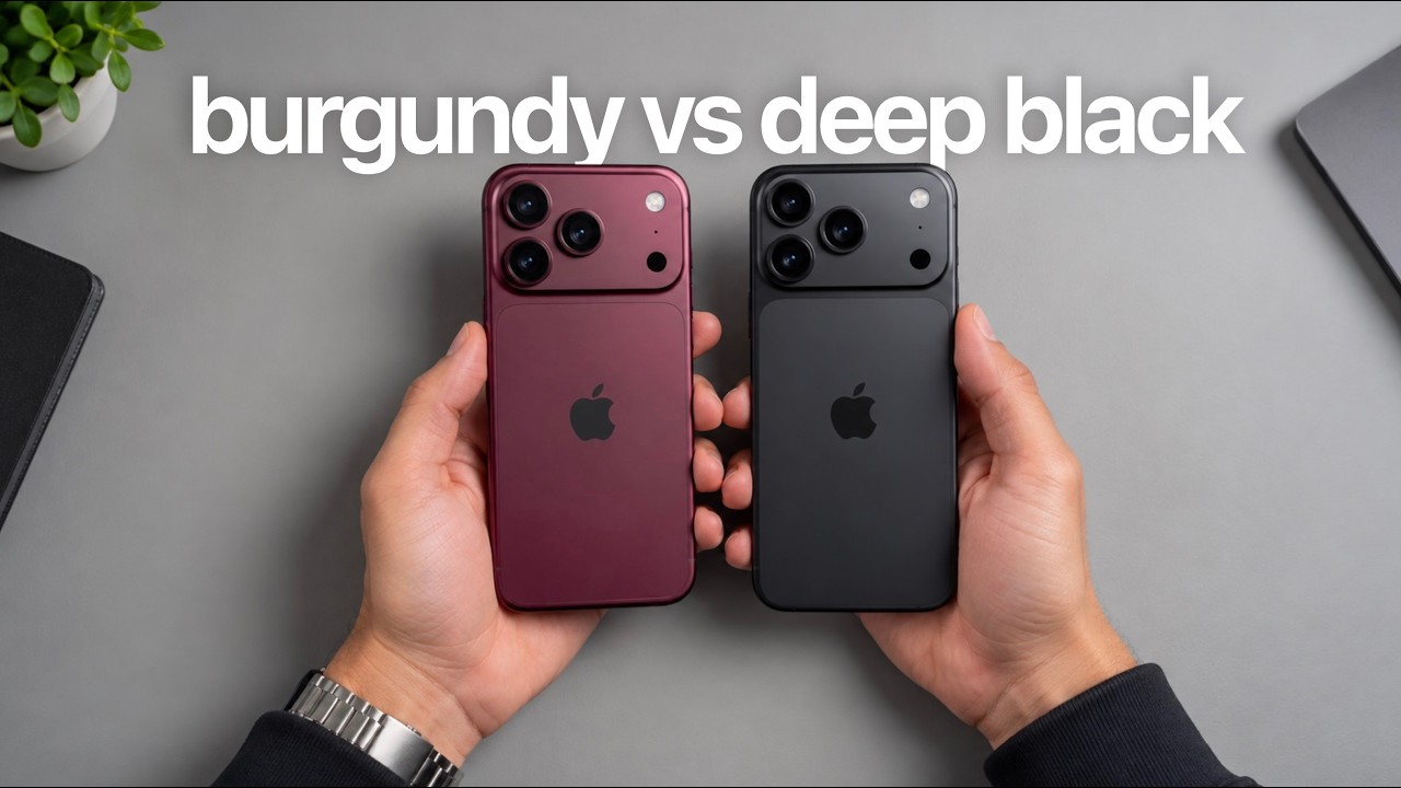 iPhone 18 Pro: Глубокий черный против бордового &mdash; не ошибитесь с цветом 🦇🍷