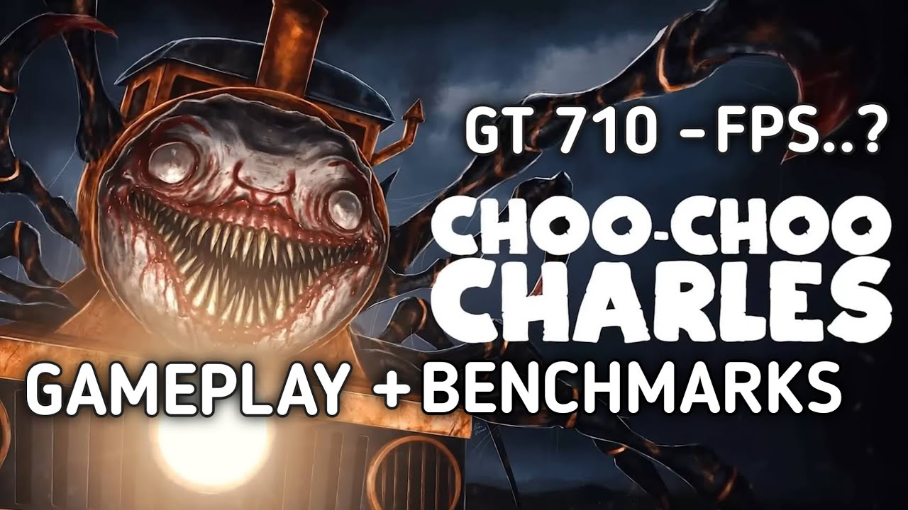 SURVIVAL HORROR Choo-Choo Charles Gameplay On GT 710..