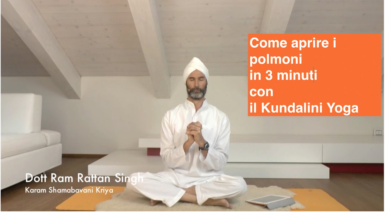 Come aprire i polmoni in 3 minuti con il Kundalini Yoga (video lezione completa)
