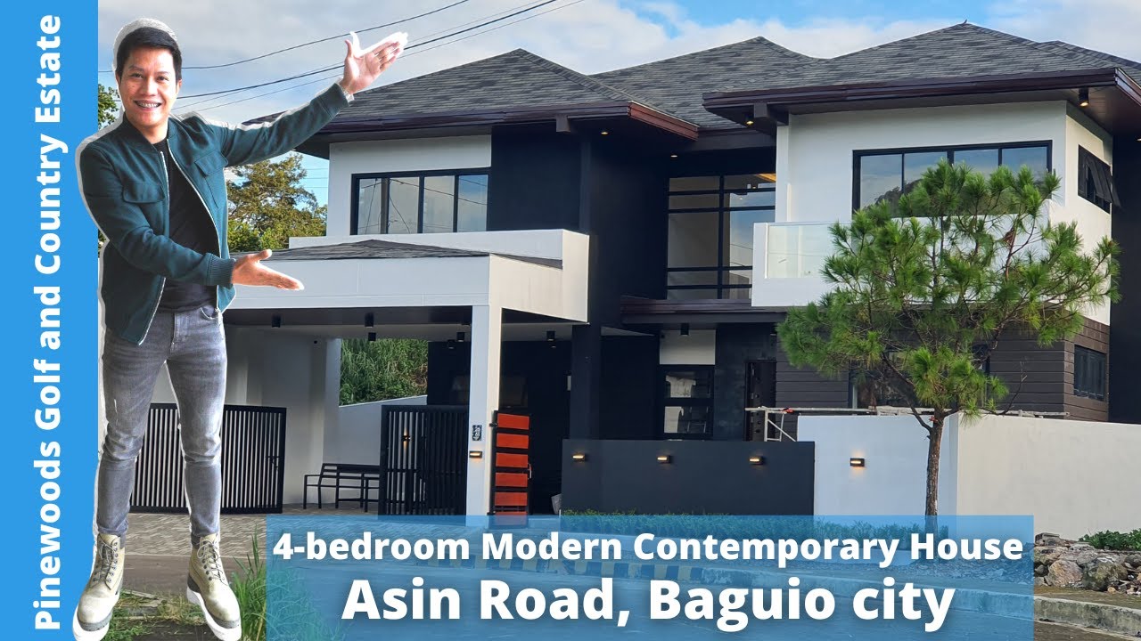 House Tour | Modern Contemporary House in Pinewoods Baguio city | 4-bedroom | REALS property listing
