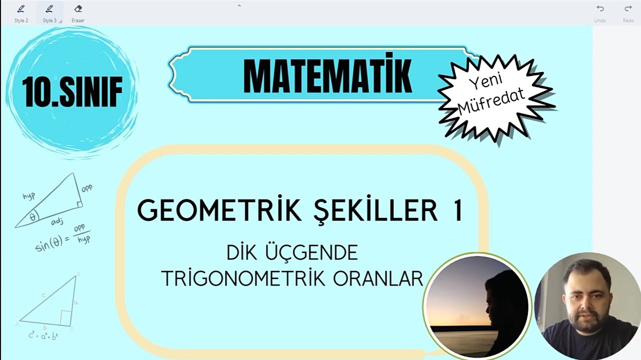 10.Sınıf Matematik (Yeni Müfredat) Trigonometri - Geometrik Şekiller 1