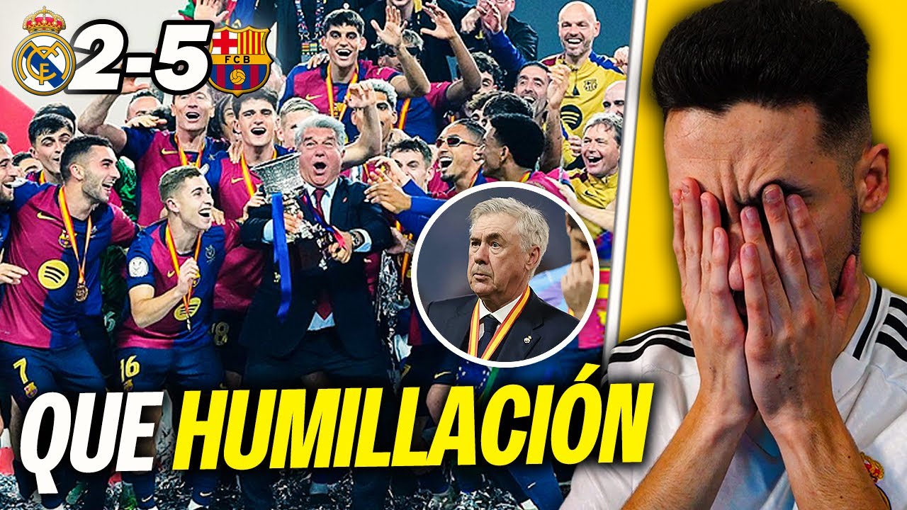 REAL MADRID 2-5 FC BARCELONA | 😡¡OTRA HUMILLACIÓN! | ByDiegoX10