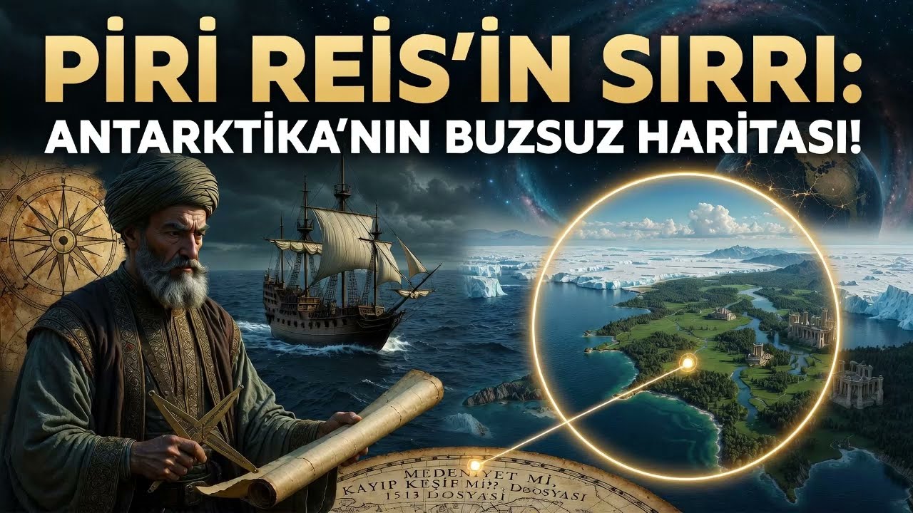 Piri Reis’in Haritasındaki Korkunç Sır: 10.000 Yıl Önce Antarktika’da Kim Vardı?