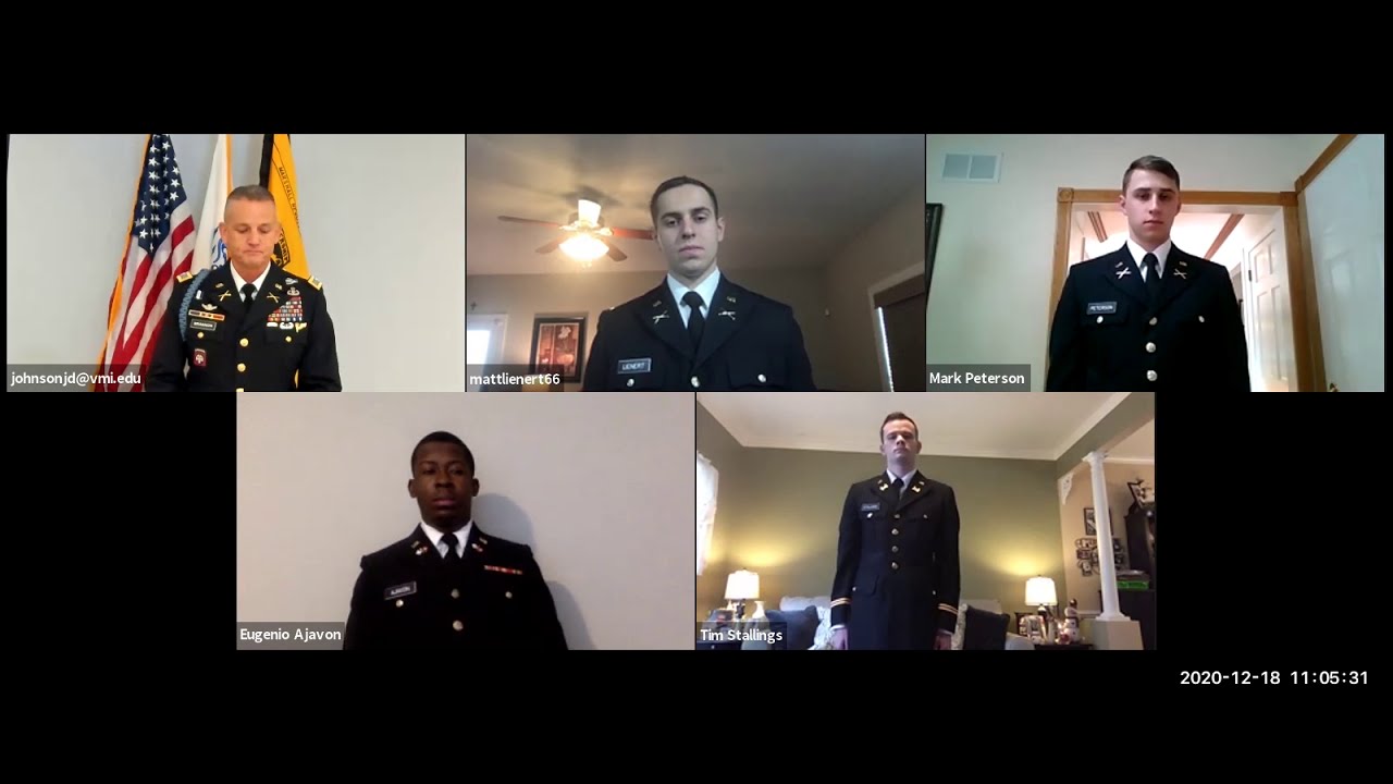 Army ROTC Virtual Commissioning Ceremony 2020