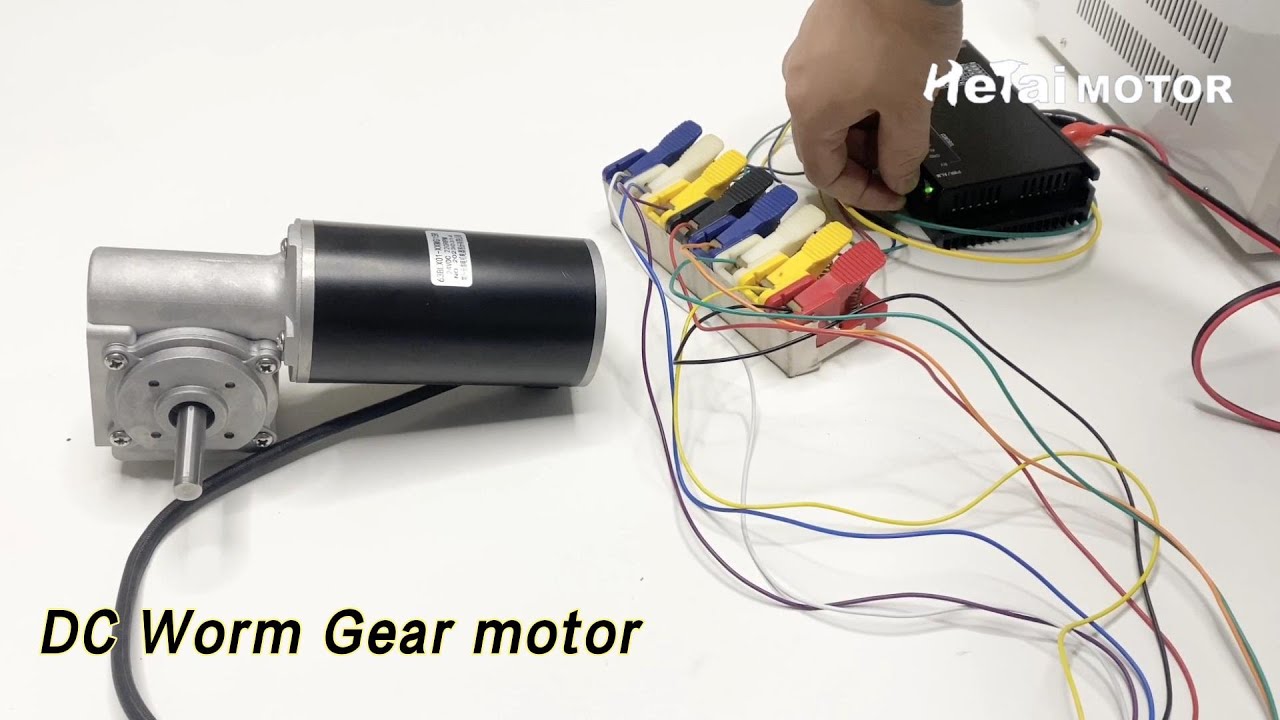 Micro DC Worm Gear Motor 24v 12v 248RPM High Torque For Boat / Car