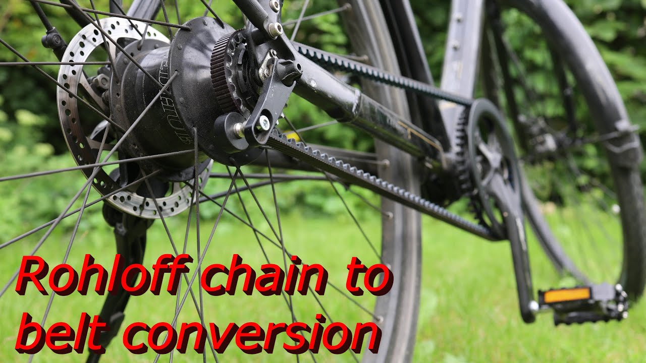 Rohloff chain to belt conversion