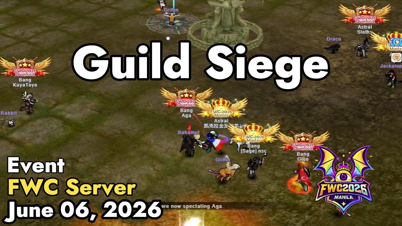 Guild Siege (Flyff World Championship) June 06, 2026 | Flyff Universe