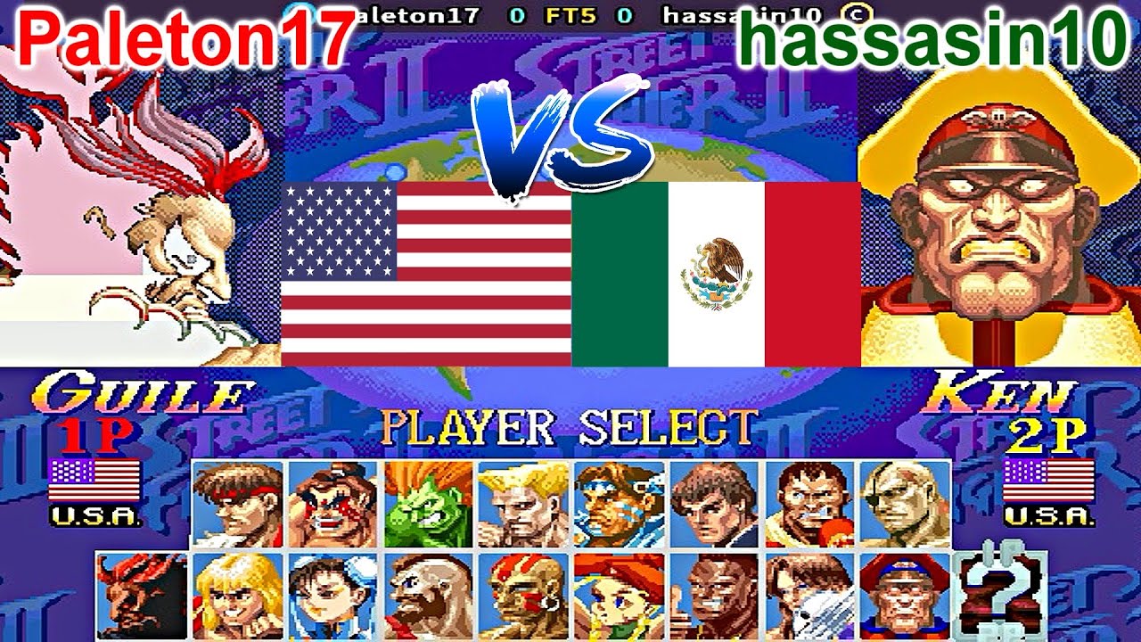 Super Street Fighter II Turbo - New Legacy [Hack] - Paleton17 vs hassasin10 FT5