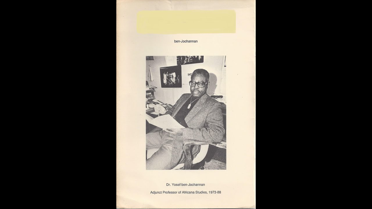 Dr. Yosef ben Jochannan Retirement Colloquium, 1988 p3