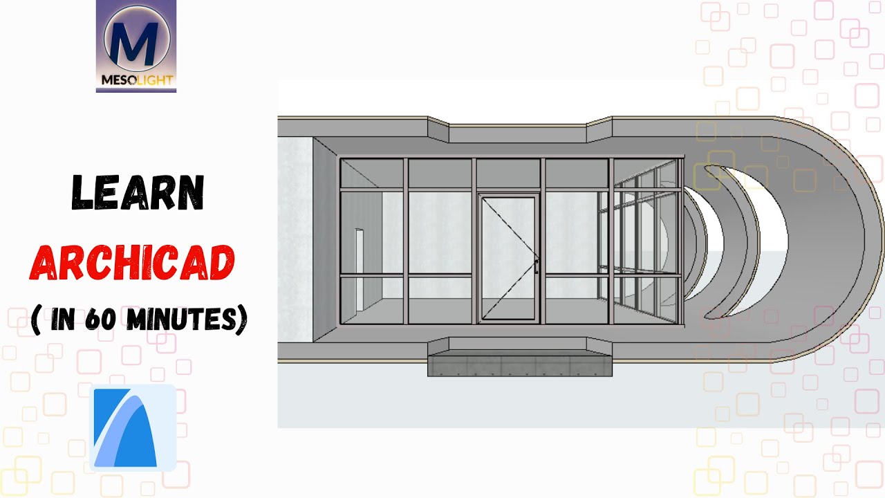 Learn how to use ArchiCAD in 60 minutes | FROM START