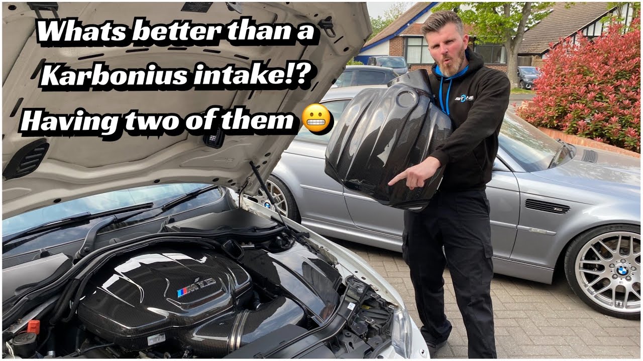 BMW e92 M3 Carbon Fibre Induction Kit // 4K // Karbonius intake!