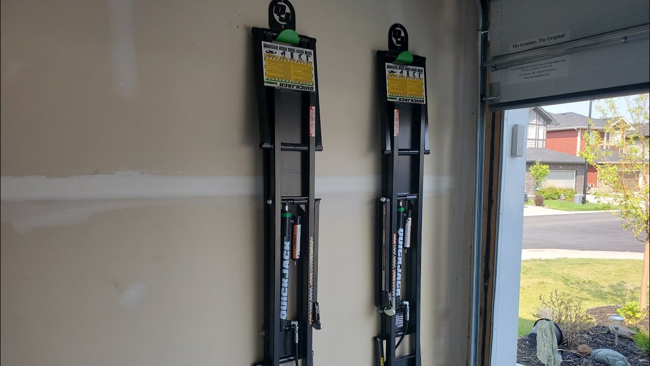 QuickJack Wall hangers !