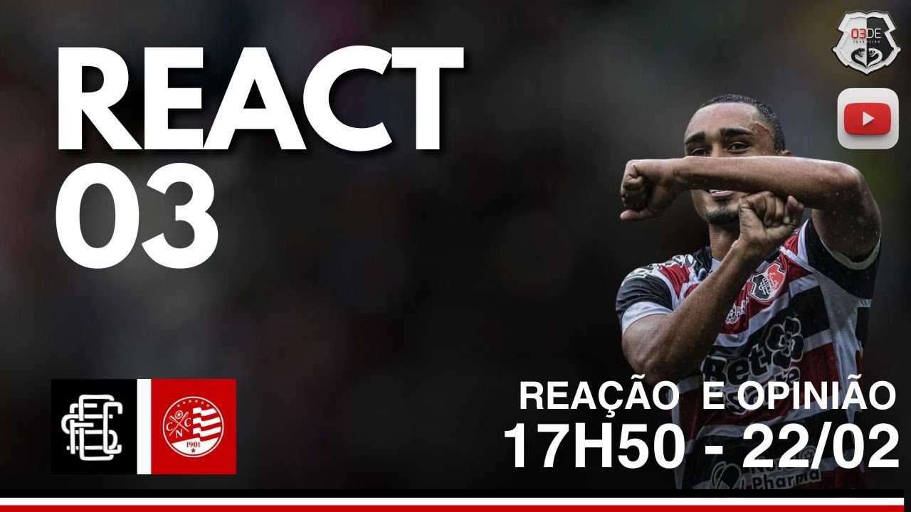 AO VIVO - NÁUTICO X SANTA CRUZ #327 LIVE REACT