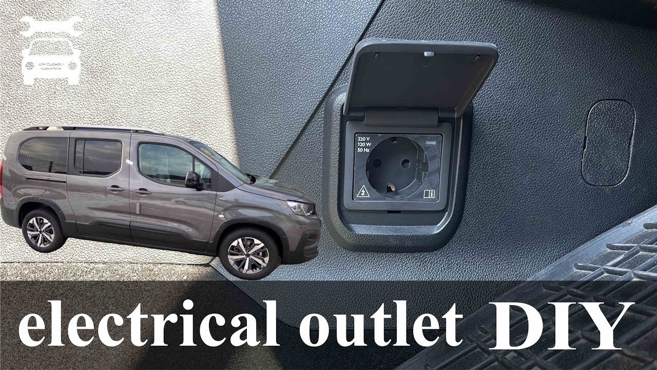 Электрическая розетка PEUGEOT RIFTER/CITROEN BERLINGO/OPEL COMBO/TOYOTA PROACE CITY VERSO/FIAT DOBLO