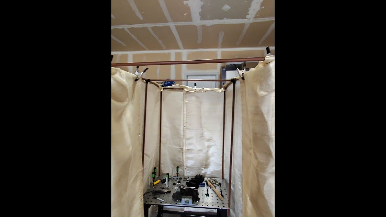 Custom Welding Enclosure for Harbor Freight Welding Table