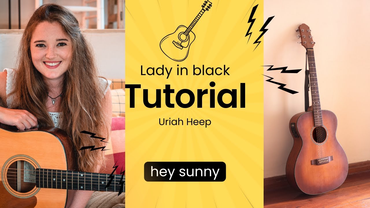 Lady in black | Gitarren TUTORIAL | EINFACH