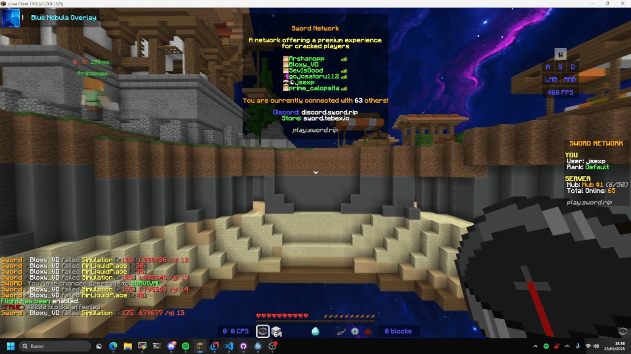[Bridger.Land & Sword.Rip] Server Griefing