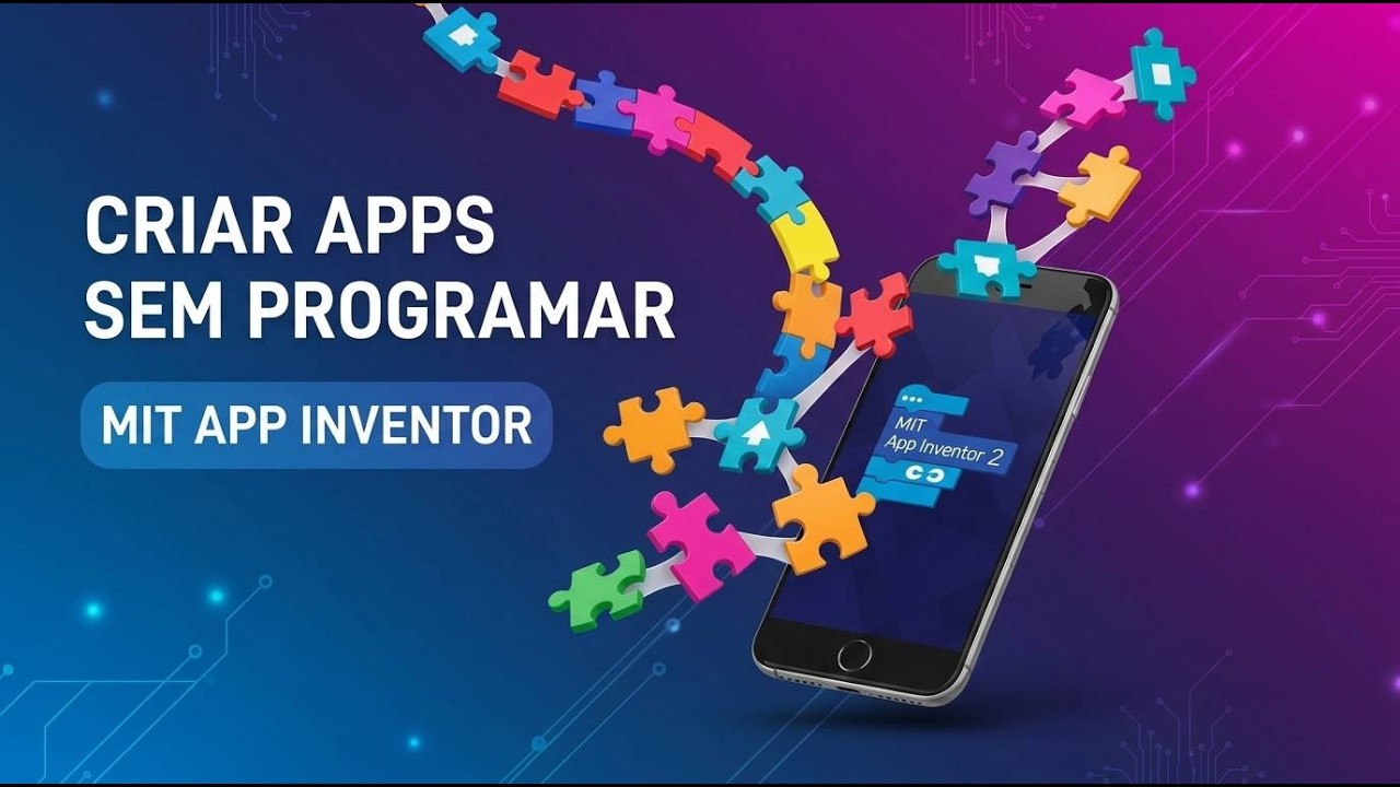 Criar apps Android SEM saber programar? É POSSÍVEL! 📱✨ Neste vídeo mostro o MIT App Inventor 2!!!