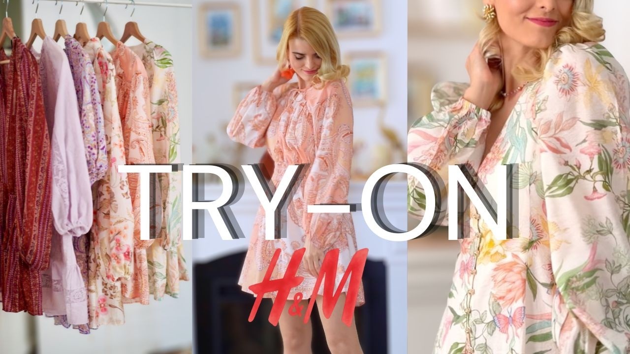 H&M Dress Haul TRY-ON | 6 Colorful Dresses Styled 2 Ways