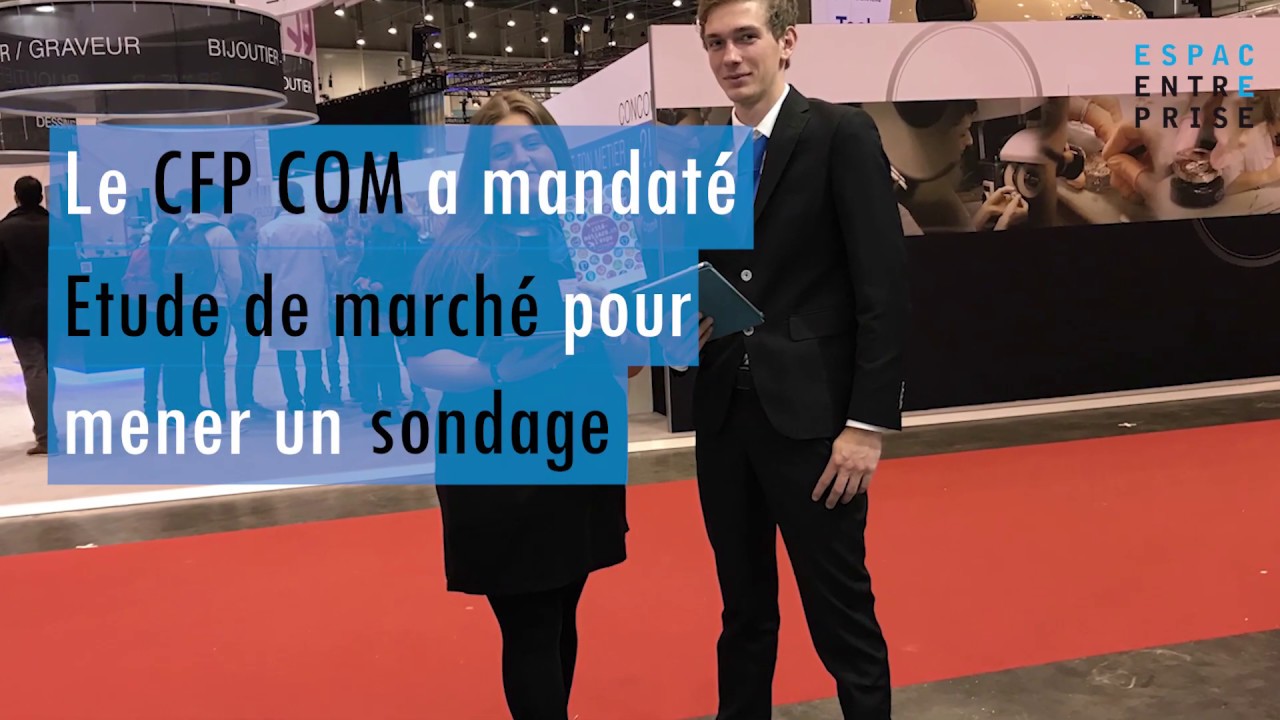 Les stagiaires de l&rsquo;Espace Entreprise sondent les visiteurs de la Cit&eacute; des M&eacute;tiers