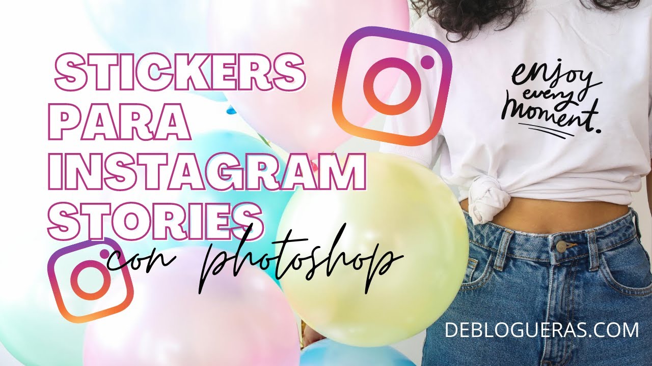 Cómo crear tus propios STICKERS y GIFs animados para Instagram Stories en Photoshop 💫 MUY FÁCIL