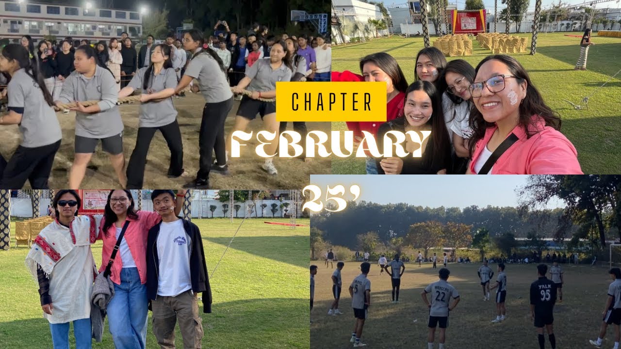 February ´25 ✨ll  Nyokum celebration l football match l college fest